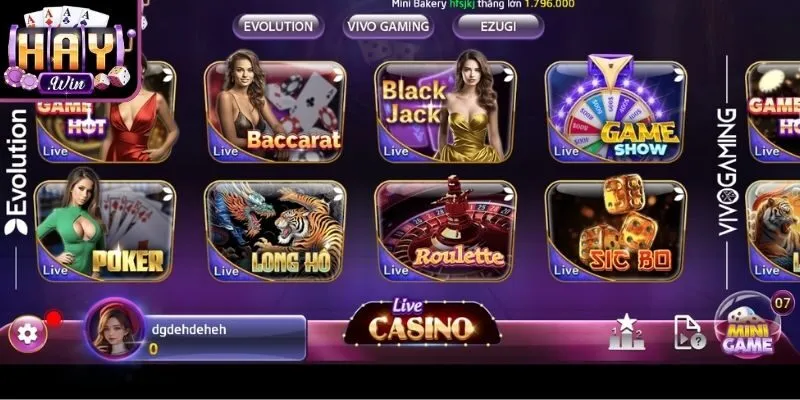 Casino Haywin là sảnh chơi online