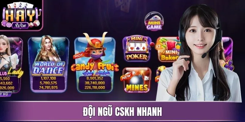 Đội ngũ CSKH nhanh