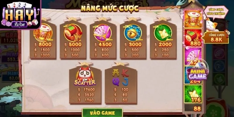 Hệ thống trả thưởng rõ ràng hỗ trợ tính toán hiệu quả cược